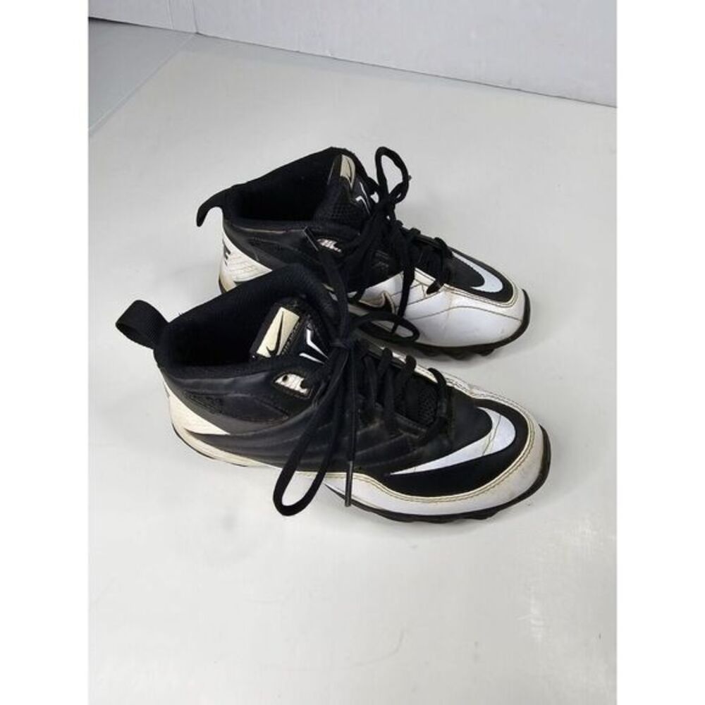 Nike Speed Shark Boys Child Kids Cleats Size US 1.5Y Black‎ & White 442251-011